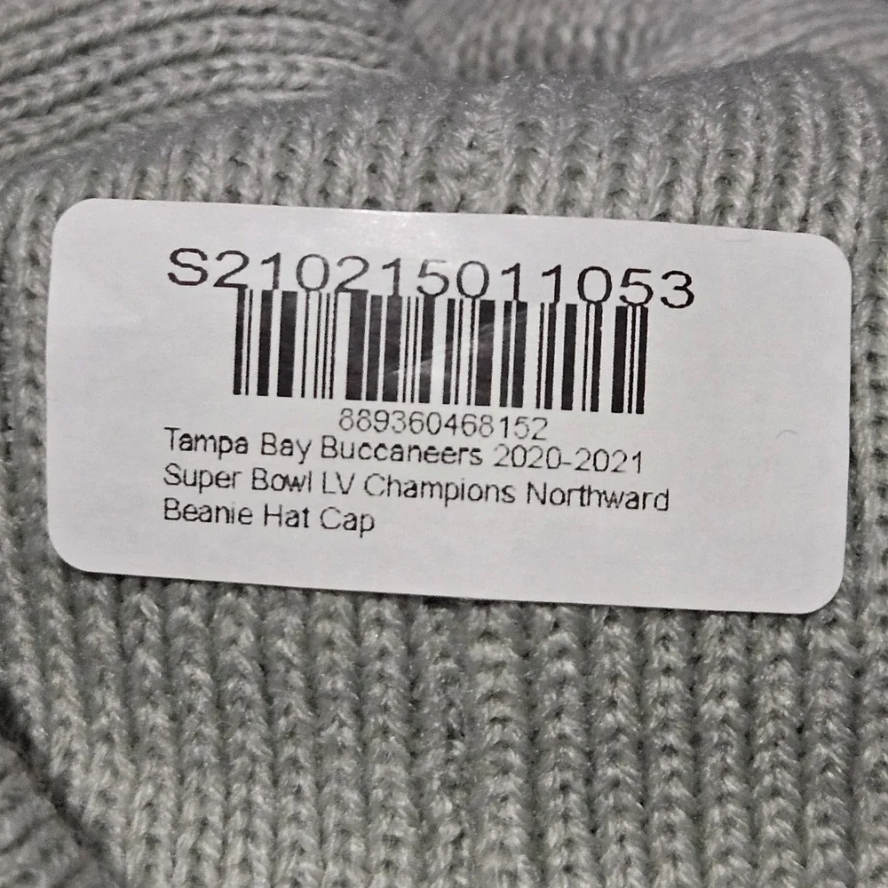 Tampa Bay Buccaneers '47 Super Bowl‎ LV Champions Knit Beanie Hat Pom Pom